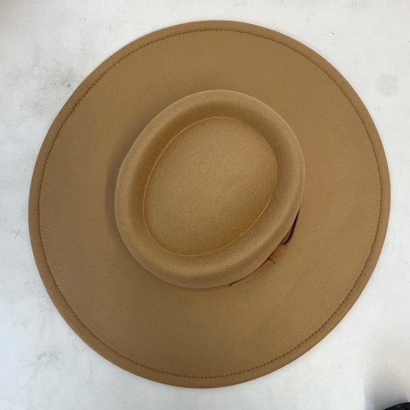PECAN CAMEL Fedora rancher Felt Hat - Picture 4 of 10